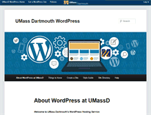 Tablet Screenshot of blogs.umassd.edu